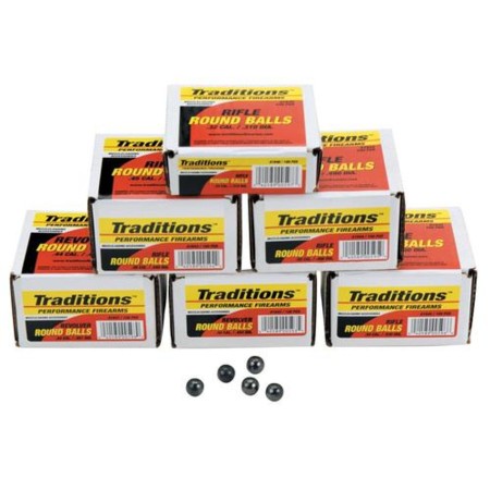 Traditions Muzzle RD Balls 44CAL 140GR