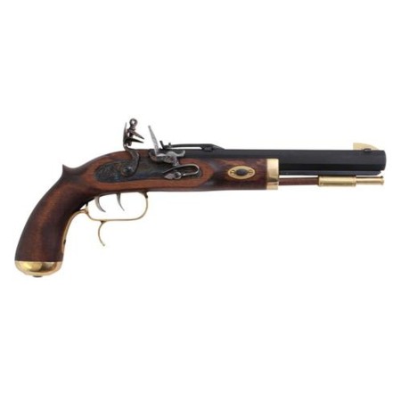 Traditions Trapper Flintlock .50 Black Powder, 9.75", Prim/Blade Hardwood Stock