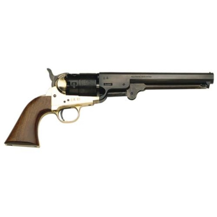 Traditions 1851 Colt 44 Black Powder, 7.5" Barrel, Hammer/Blade, Walnut Grips, No FFL Needed