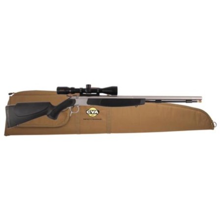 CVA Optima v2 209 Magnum Series .50 Caliber 26" Stainless Steel Fluted Barrel Black Stock KonusPro 3-9x40 Scope Padded Case