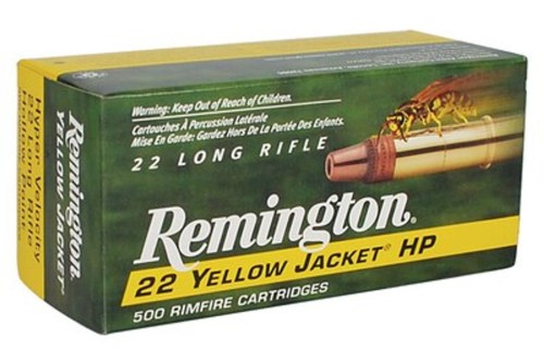 Yellow Jacket Hyper Velocity .22 Long Rifle 33 Grain Truncated C - Brass Casing