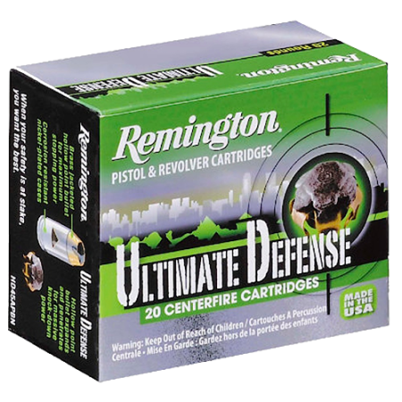 Remington Ultimate Defense 38 Special 125gr BJHP Handgun Ammo - 20 Rounds