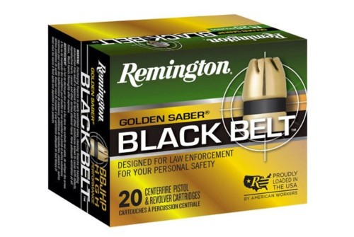 REMINGTON ARMS Golden Saber Blk Belt 40S&W 165Gr BBJHP GSN40SWCA