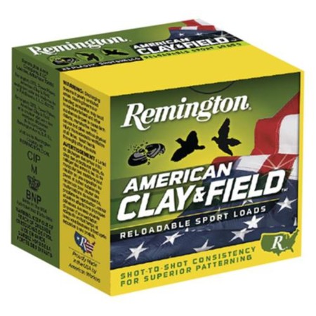 Remington American Clay & Field Sport 12 GA, 2-3/4in. 1-1/8oz. #8 Shot - 250 Rounds [MPN: 20346]