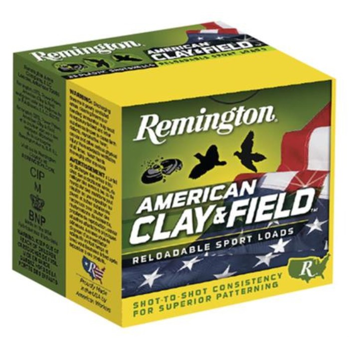 Remington American Clay & Field Sport 12 GA, 2-3/4in. 1-1/8oz. #8 Shot - 250 Rounds [MPN: 20346]