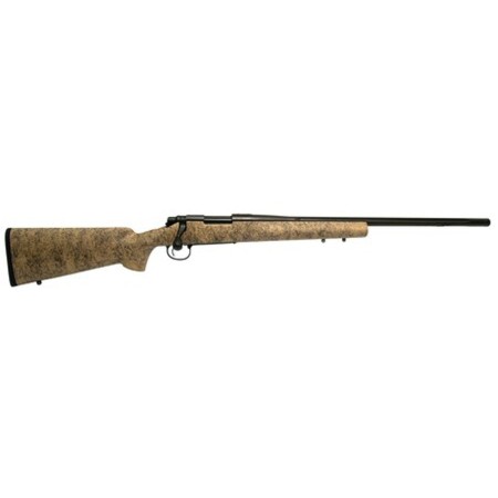 Remington, 700 5-R Gen 2, Bolt Action Rifle, 300 Win, 24" Black Cerakote Fluted And Threaded Barrel, Sand Color With Black Webbing HS Precision Stock, 3 Rounds, X-Mark Pro Adjustable Trigger, Right Hand