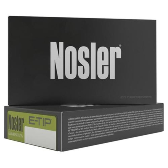 Nosler E-Tip Ammunition .270 Winchester 130gr, E-Tip