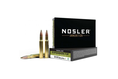 Nosler 30-06 Springfield 168 grain E-Tip Lead-Free Rifle Ammo, 20/Box - 40036