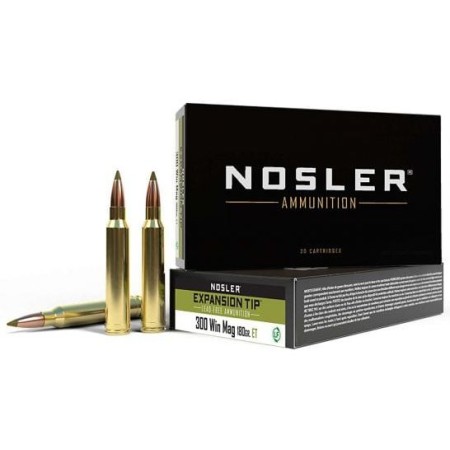 Nosler 40038 E-Tip  300 Win Mag 180 gr E-Tip Lead-Free 20 Bx/ 10 Cs