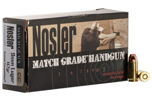 Nosler ASP 9MM, 147gr, JHP - 50 Rounds [MPN: 51325]