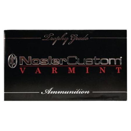 NOSLER Trophy Grade Varmint .22-250 Rem 35Gr BTLF 20rd Box Rifle Ammo (60006)