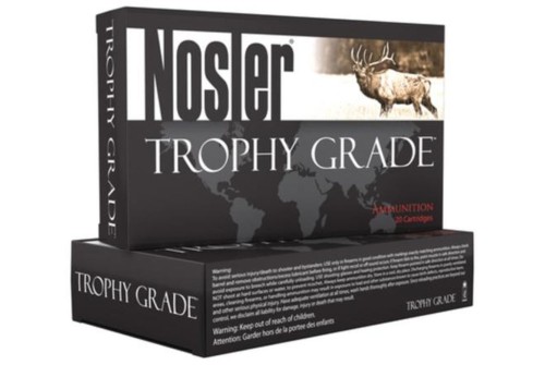 Nosler Trophy Grade Rifle Ammunition 22-250 Rem Bonded Solid Base 64 GR 20/Box 054041600170