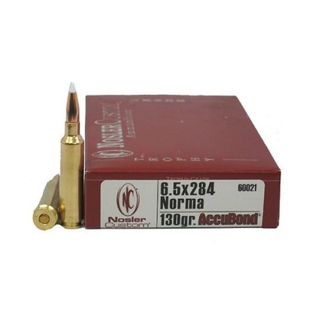 Nosler Trophy Grade, Nos 60021 Trophy 6.5x284  130 Ab             20/box