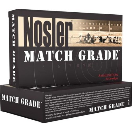 Nosler Match Grade 30 Nosler 190gr, Custom Competition 20rd Box