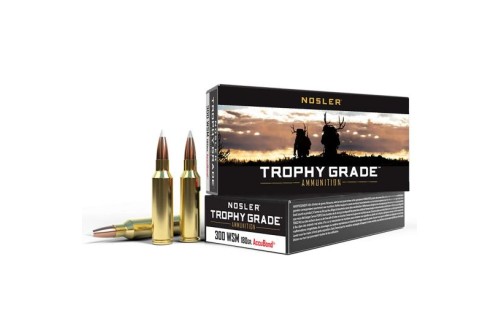 NOSLER Trophy Grade .300 WSM 180Gr AB 20rd Box Rifle Ammo (60063)