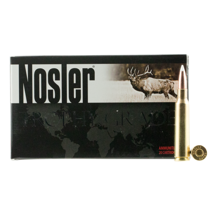 Nosler 60117 Trophy Grade  30 Nosler 180 gr AccuBond 20 Bx/ 10 Cs