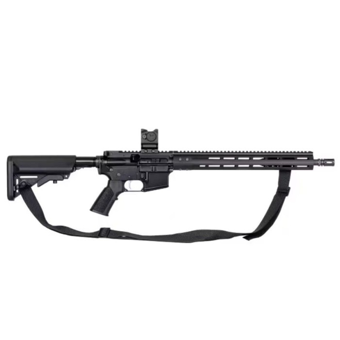 Geissele ALG Defense El Jefe 223 Rem/5.56 NATO 30+1, 16.25", V3X w/ Low Viz M-LOK Handguard, Warner & Swasey Red Dot