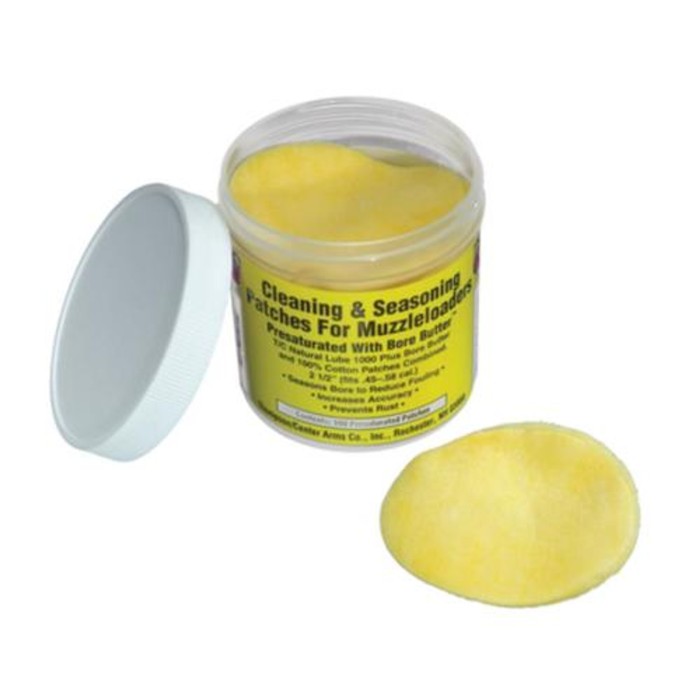 T/C Arms® Natural Lube 1,000 Plus Bore Butter Seasoning Patches