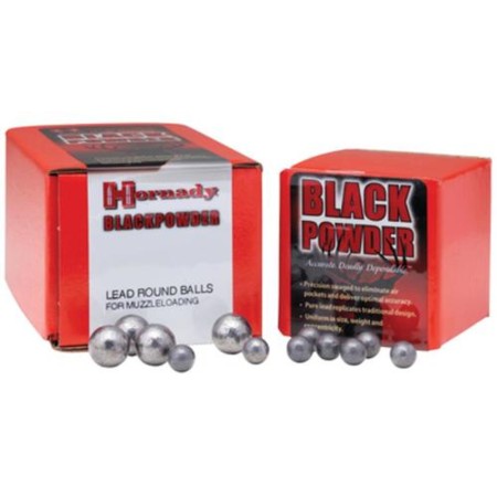 HORNADY 32 Cal 310 Dia Lead Round Ball Black Powder Bullets (6000)