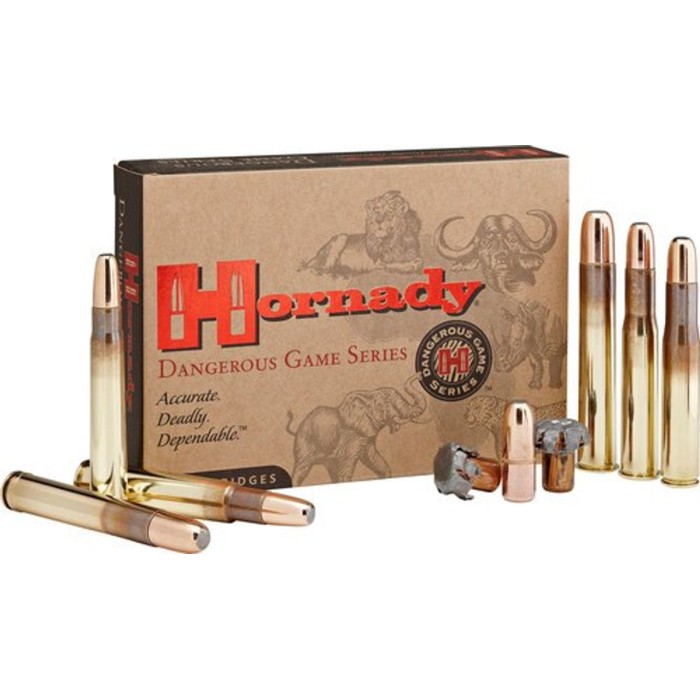 Hornady Dangerous Game Brass .450 Nitro 500-Grain 20-Rounds DGX Bonded