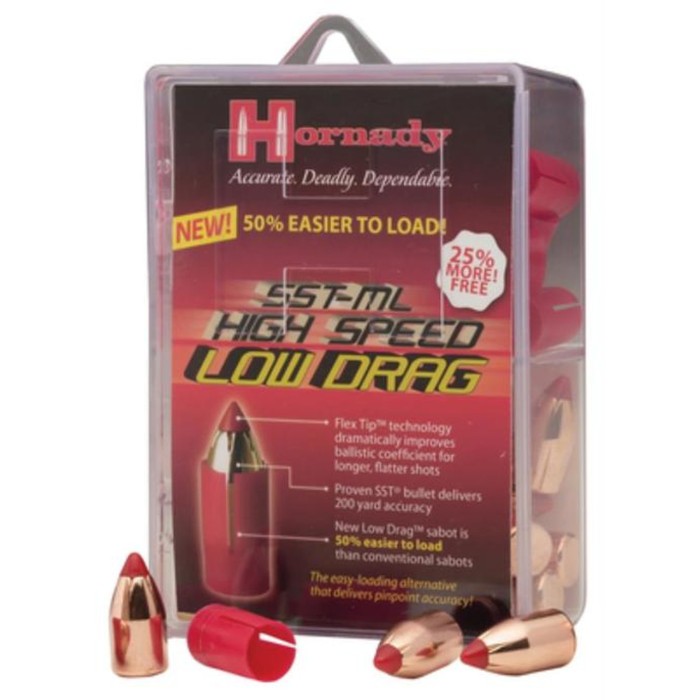 20-Pk. of Hornady SST-ML Low Drag .50 cal. Black Powder Sabots, 250 grain