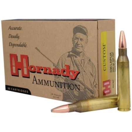 Hornady 338Lapua 250 Grain Weight SP 20/120 090255823073