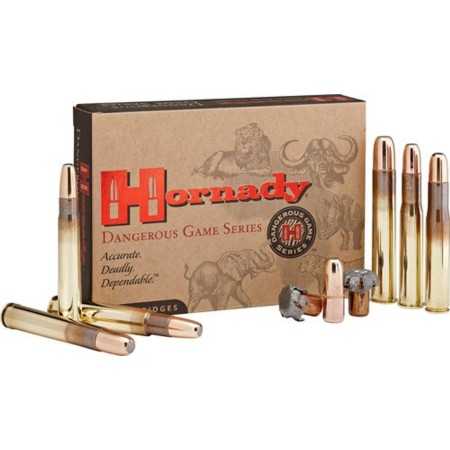 Hornady Dangerous Game 450-400 Nitro Express 400gr Dangerous Game Expanding, 20rd Box