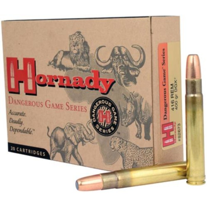 Horn Shot Ammo 416Rem 400Gr Dgx 20/10 090255826739