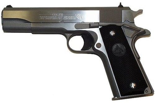 Colt Government .38 Super, 9+1, 5", Stainless Steel