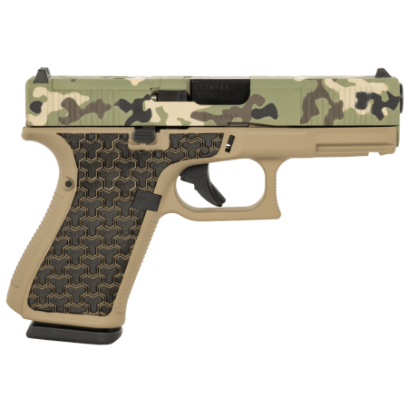 Glock G19 Gen 5 MOS 9mm 4.02" Pistol 15rds, Coyote Tan - Rugged and Reliable - PI195S0204MOS-YNOT