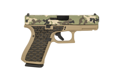 Glock G19 Gen 5 MOS 9mm 4.02" Pistol 15rds, Coyote Tan - Rugged and Reliable - PI195S0204MOS-YNOT