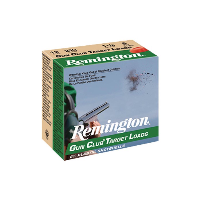 Remington Ammunition Gun Club, Rem 20243 Gc12lr8a  Gun Club   8 11/8       25rds