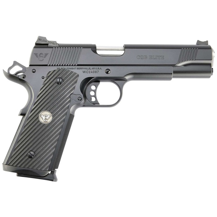 Wilson Combat 1911, Wils Cqbe-fs-45a  Cqb Elite Fs 45  5" Bk Ambi Sfty