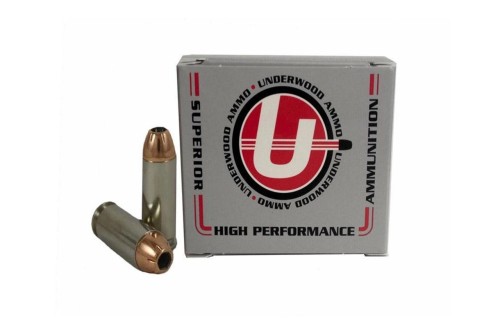 Underwood Ammo 10mm Auto 180 Grain XTP Jacketed Hollow Point Nickel Plated Brass Cased Pistol Ammo, 20 Rounds, 243