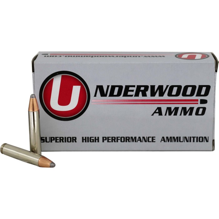 Underwood Ammo .350 Legend 170 Grain Jacketed Soft Point Nickel Plated Brass Cased Rifle Ammo, 20 Rounds, 470