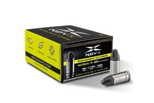 Novx Ammunition Ammo 40Sw +P 88Gr Engage Extrem 20/10 40EEPSS20