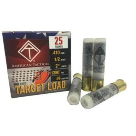 American Tactical Ammo 410Ga 2.5 1/2Oz Target Load 250/1 AC4109C