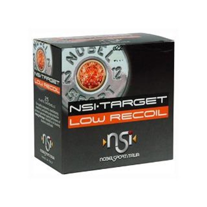 Nobelsport Noble Sport Target Low Recoil Shotshells 12 ga 2-3/4in 1 oz 1200 fps Size 8 25/ct, ANSLR18