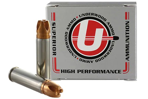 Underwood Ammo .500 S&W Magnum 420 Grain Solid Monolithic Nickel Plated Brass Cased Pistol Ammo, 20 Rounds, 347