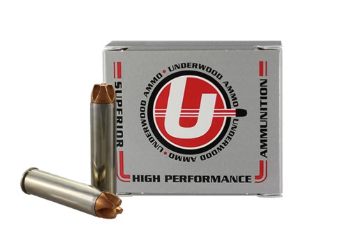 Underwood Ammo .460 S&W Magnum 250 Grain Solid Monolithic Nickel Plated Brass Cased Pistol Ammo, 20 Rounds, 343