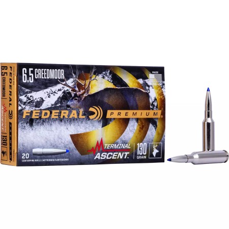 Federal Terminal Ascent 6.5 Creedmoor 130 Grain Ammunition - 20 rounds