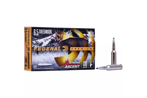 Federal Terminal Ascent 6.5 Creedmoor 130 Grain Ammunition - 20 rounds