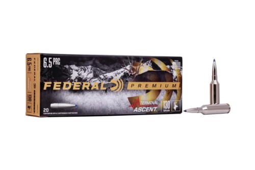 Federal FCS65PRCTA1SC Custom Rifle Ammo 6.5 PRC 130 Gr Terminal Ascent 20 Per B