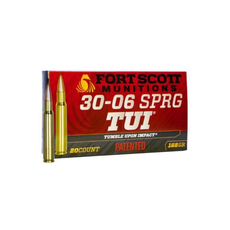 Fort Scott Munitions .30-06 Springfield 168 Grain 20 Rounds  SCS TUI Ammo