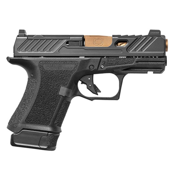 Shadow Systems CR920 Combat 9mm Luger 3.75in Black/Bronze Nitride Pistol - 13+1 Rounds