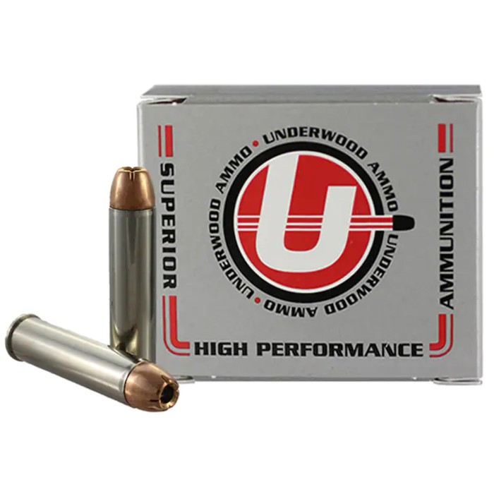 Underwood Ammunition 460 S&W Magnum 300 Grain Hornady XTP Jacketed Hollow Point Box of 20