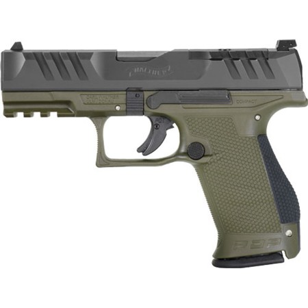 WALTHER PDP PRO 9MM 4.6" BARREL 15-ROUNDS OD GREEN/BLACK