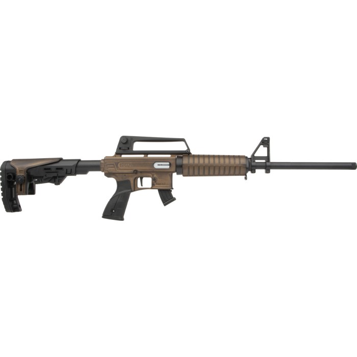 Rock Island TM22 22LR 18" 10rd Rifle, Black/Brown - TM22DB