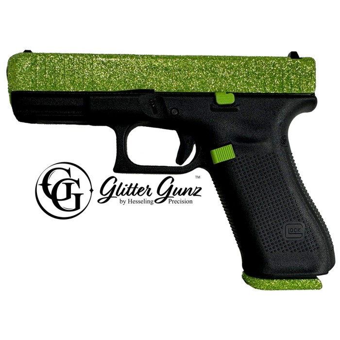 Glock 45 Gen5 Zombie Green Glitter 9mm 4.02