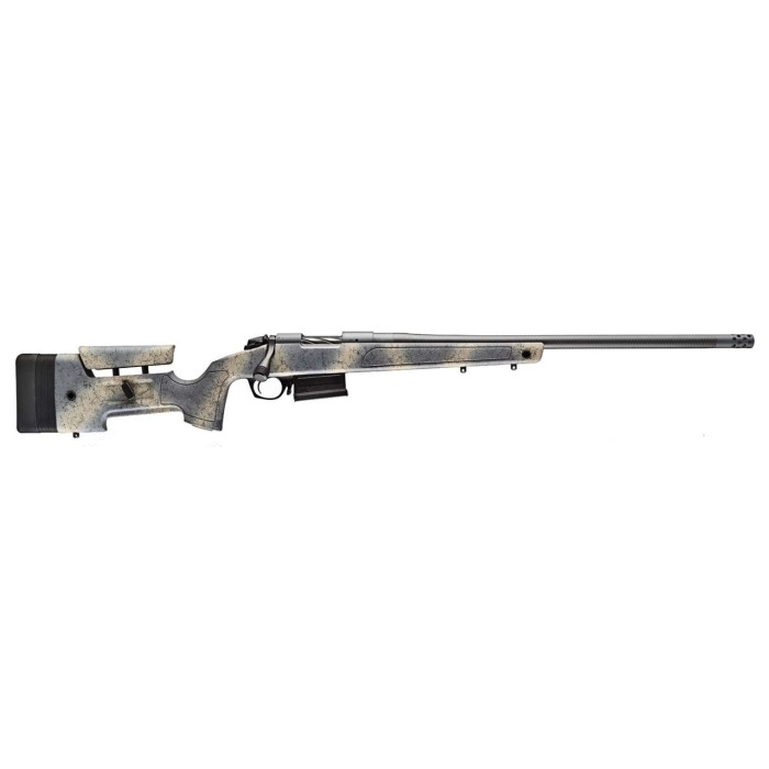 Bergara B-14 HMR Carbon Wilderness Sniper Gray Cerakote Bolt Action Rifle - 7mm PRC - 20in